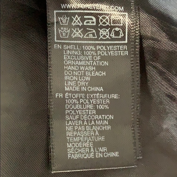 Forever 21 Black & White pockets silky  S/P - Picture 4 of 8